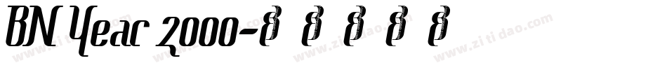 BN Year 2000字体转换